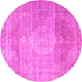 thumbnail image 1 of Ahgly Company Indoor Round Persian Pink Traditional Area Rugs, 3' Round, 1 of 4
