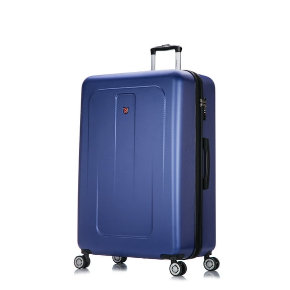 DUKAP Crypto 32" Hardside Lightweight Luggage with Spinner Wheels, Handle and Trolley, Blue