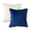Navy & Off White, variant on Phantoscope Christmas Decorative Throw Pillow Set, Particles Trimmed Velvet Series Covers, 18" x 18", Yellow and Off White, 2 Pack