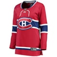 thumbnail image 2 of Women's Fanatics Red Montreal Canadiens Home Breakaway Jersey, 2 of 3
