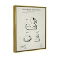 thumbnail image 3 of Stupell Industries Vintage Duck Toy Patent Graphic Art Metallic Gold Floating Framed Canvas Print Wall Art, Design by Karl Hronek, 3 of 6