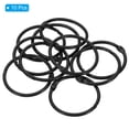 thumbnail image 3 of Unique Bargains 1.8' OD 1.5' ID Loose Leaf Rings Binder Ring Book Rings Steel for Scrapbook, Black 10 Pack, 3 of 6