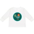 thumbnail image 3 of Inktastic Rooster Chicken Farmer Boys or Girls Long Sleeve Toddler T-Shirt, 3 of 5