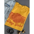 thumbnail image 3 of Stay Gold Quote T-Shirt Women -Smartprints Designs, Female 5X-Large, 3 of 4