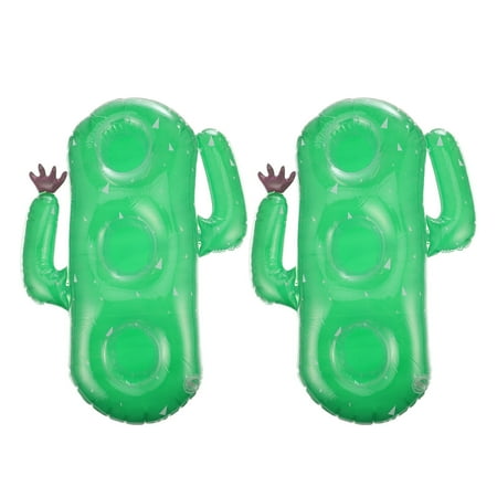 

2 Pcs Floating Cup Mats Creative Cup Plates Decorative Bath Toys (Green)