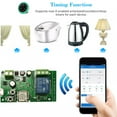 thumbnail image 4 of relayinert ABS WiFi Relay Switch Module Remote Control Self-locking Power Supply Timing Replacement Electric Circuit Board Part Shown as Picture 1Set, 4 of 6