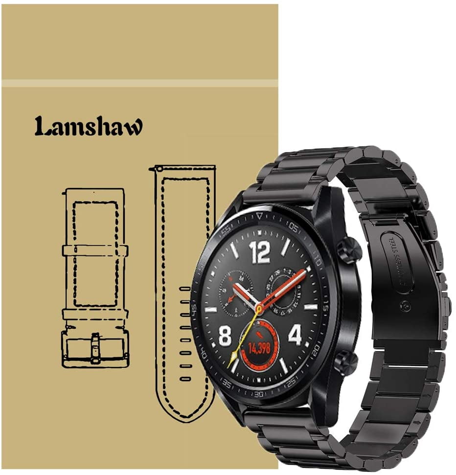 huawei watch gt black stainless steel