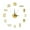 Golden, variant on Homerr Wall Clock Acrylic Wall Clock Acrylic Wall Clock Precise Timing Luminous Numbers Silent 3D Effect