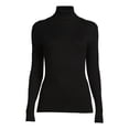 thumbnail image 6 of Time and Tru Women's Ribbed Knit Turtleneck, Sizes XS-XXXL, 6 of 8