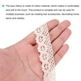 thumbnail image 4 of Uxcell Lace Trim Ribbon 10 Yards 1 Inch Cotton Elastic Trim for Craft,Gift Wrappers,Headbands,Beige Style 11, 4 of 5