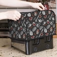 thumbnail image 7 of Gaeub Japanese Sushi Hashi Print 4 Slice Toaster Cover,Bread Machine Cover,Dustproof Fingerprint Protectors and Greasy Protection Anti-sputtering, 7 of 7