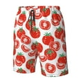 thumbnail image 5 of Naloa Hand Drawn Tomatoes Men's Beach Shorts, Surfing shorts, Swim trunks, Quick Dry Swim Trunks for Surfing Beach Fun - X-Large, 5 of 9