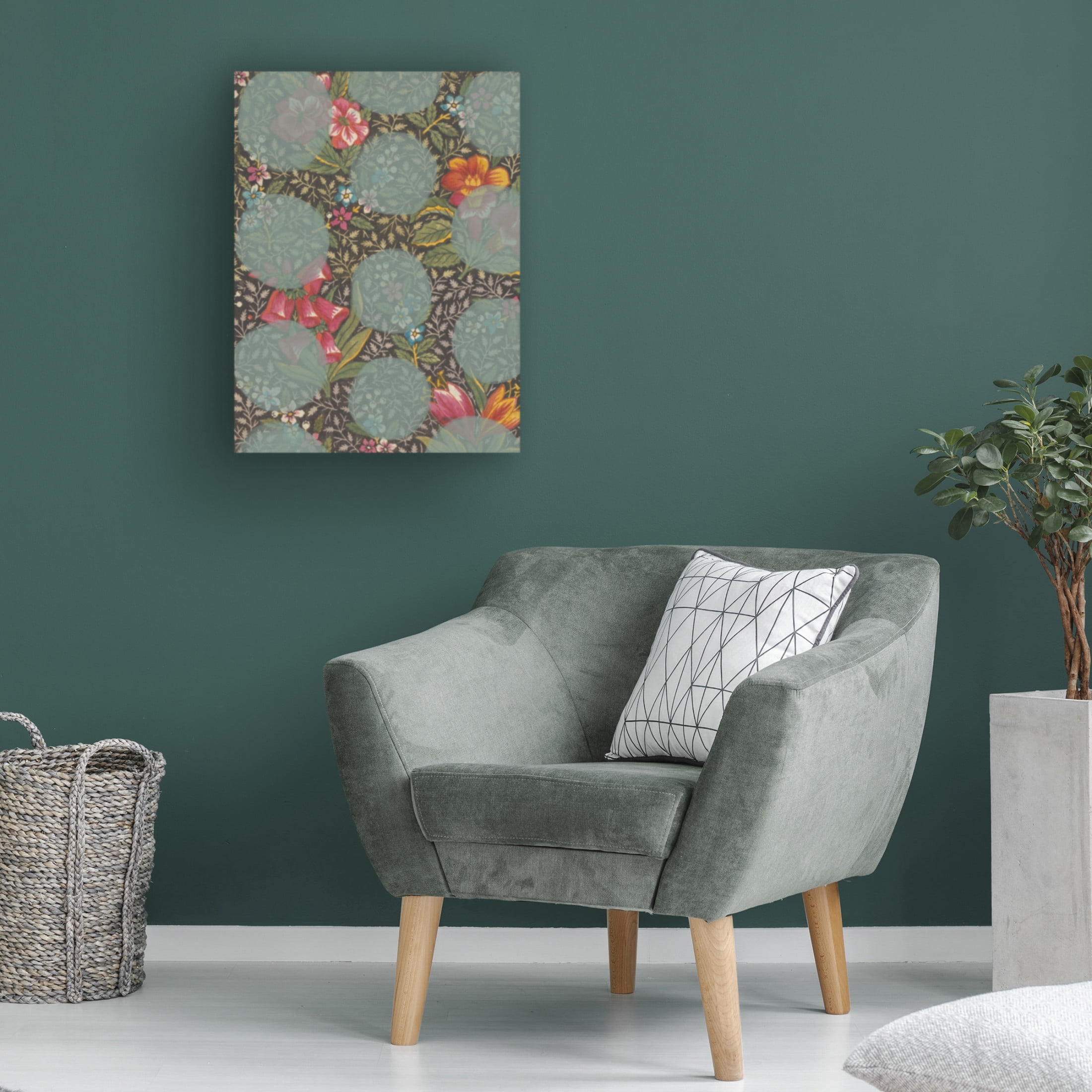 Trademark Fine Art Yopie Studio Colourful Flower Canvas Wall Art