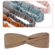 thumbnail image 3 of Diademas elásticas bohemias para niñas, turbante entrecruzado, diadema lisa, accesorios para el cabello Vintage para entrenamiento de Yoga, 3 of 5