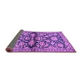 thumbnail image 2 of Ahgly Company Indoor Round Persian Purple Traditional Area Rugs, 4' Round, 2 of 4