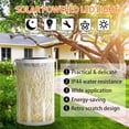 thumbnail image 2 of LED Solar Lantern for Outdoors, Solar Garden Hanging Lantern Cylindrical Night Light Waterproof IP44 with Light Sensitivity, 2 of 7