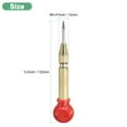 thumbnail image 3 of Uxcell 1-Pack Punzón Automático, 5.2" Punzón de Clavo de Resorte de HSS con Tapa de Almohadilla para la Palma para Placa de Acero/Tablero de Madera/Vidrio [Tono Dorado], 3 of 7