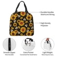 thumbnail image 4 of Gaeub Sunflowers And Bww Print Lunch Bag Lunch Box for Women Men,Reusable Insulated Lunch Bags for Adults,Leakproof Cooler Lunch Tote Bag, Large Capacity for Work Travel Picnic, 4 of 8