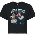 thumbnail image 3 of Star Wars - Han Solo Collage - Juniors Cropped Tee, 3 of 5