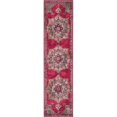 thumbnail image 1 of Unique Loom Medici Bright Colors Area Rug 2' 7 x 10' Runner Fuchsia/Beige, 1 of 1