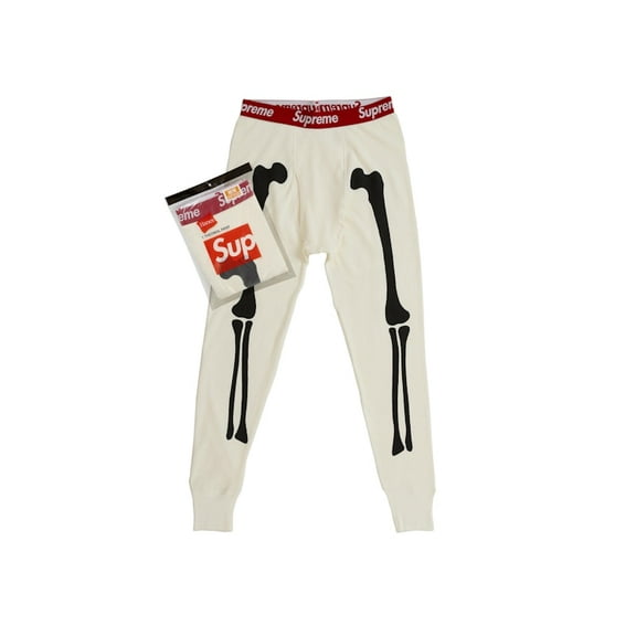 Supreme Men's Hanes Bones Thermal Pant FW25 (1 Pack) White, from StockX