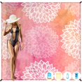 thumbnail image 1 of Manta de playa Famstar de gran tamaño, 198 x 206 cm, luz impermeable, 1 of 7
