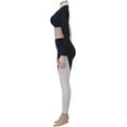 thumbnail image 4 of Women's Danny Phantom Black and White Long Sleeve Crop Top Pants Female Set Outfit, 4 of 7