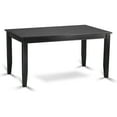 thumbnail image 5 of Dining Room Set - Dinette Table And Kitchen Dining Chairs-Finish:Black,Number of Items:5,Shape:Rectangular,Style:Wood Seat, 5 of 5