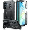 thumbnail image 1 of Étui pour Samsung Galaxy A16-5G : Protection Antichoc Militaire avec Support / Texture Mate Robuste TPU / Étui de Protection Robuste (Noir), 1 of 4