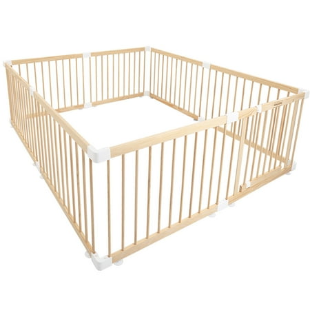 HARPPA Baby Gate Playpen Baby Fence for Babies and Toddlers Baby Play Yards for Play Area  81x73x24 inch