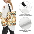 thumbnail image 3 of Kdxio 70s Hippie Style Casual Tote Bags Women Big Capacity Shoulder Bag for Women Travel Shoulder Bags Handbags, 3 of 8