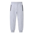 thumbnail image 3 of Sentuca Teen Boys Sweatpants with Zipper Pockets, Casual Sports Jogger Pants Elastic Waist Athletic Sweatpants Size 11-12Years, 3 of 8