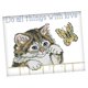 thumbnail image 5 of Kits de bordado de bricolaje de punto de cruz contado, kits de costura hechos a mano, patrón de gato para principiantes adultos, arte, artesanía, deco 14CT Soledad Kits de punto de cruz estampado, 5 of 9