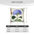 thumbnail image 4 of Kll Vintage Flower Decorative Throw Pillow Covers Velvet Soft For Couch Sofa Bedroom Living Room Outdoor -20"X20", 4 of 8