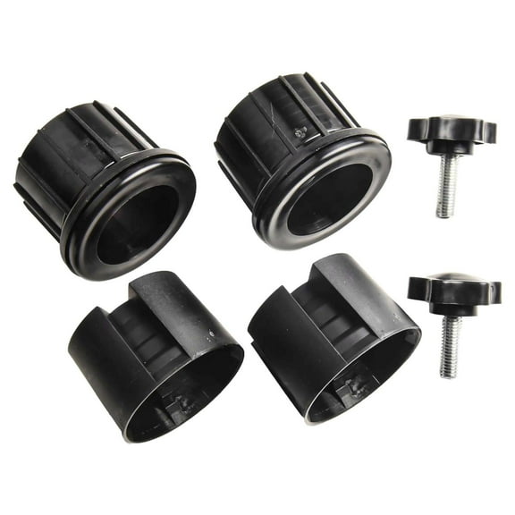 6Pc Parasol Base Stand Umbrella Holder Adaptor Tube Bolt Fixing Mount Accessorie