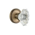 thumbnail image 6 of Grandeur Geobia_Psg_234 Georgetown Solid Brass Rose Passage Door Knob Set - Nickel, 6 of 7