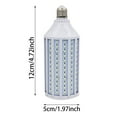 thumbnail image 3 of Corn Light Bulb High Output 1850 Outdoor Light Bulb 15 Super Bright E26 Led Light Bulb 6000K White Corn Light Bulb For Garage Porch Post Street Led Light Easy To Use, 3 of 6