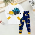 thumbnail image 2 of Leey-World Bamboo Viscose Toddler Pajamas Boys Girls Baby Pjs Sets Kids Long-Sleeve Snug fit Sleepwear 6-12 Months 12-24 Months 2t 3t 4t 5t 6t 7t 8t 9t Children(Yellow,8-9 Years), 2 of 5