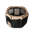 thumbnail image 5 of Armarkat Model PP003BGE-M Portable Pet Playpen in Black and Beige Combo, 5 of 7