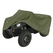 Classic Accessories QuadGear ATV Storage Cover, Fits ATVs 80"L x 44"W x 45"H, Large, Olive Drab