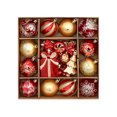 thumbnail image 4 of D Christmas Ornament Balls Gift Box 46 Pieces For Tree Decorations And Holiday Celebrations, 4 of 6