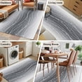 thumbnail image 5 of White Gray Ombre Area Rugs 3'x5', Washable Small Throw Rugs for Living Room Bedroom, Modern Abstract Striped Polka Dots Indoor Outdoor Rug Non-Slip Low Pile Carpet Runner Reversible Floor Mats, 5 of 8