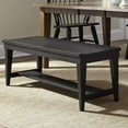 thumbnail image 3 of Liberty Furniture Industies, INC Hearthstone Ridge Bench - Black (RTA) in Tobacco, 3 of 5