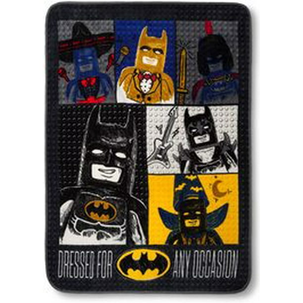 LEGO Batman 'Dress to Impress' Plush Throw - Walmart.com - Walmart.com