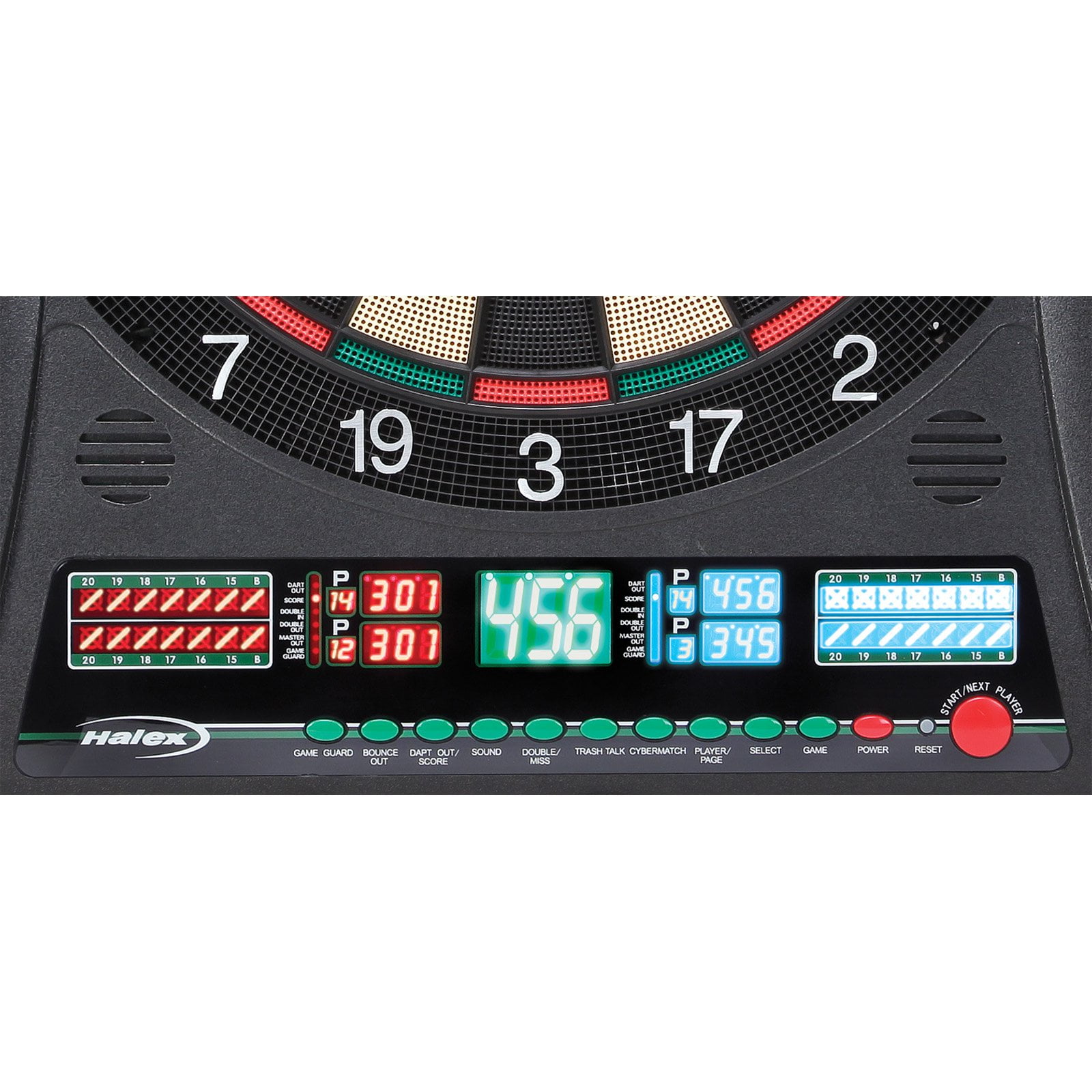 Halex Millennia Dartboard with 38 Games and 167 Variations