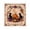 H001- A, variant on Halloween Primitive Cross Stitch Kit, Halloween Craft, Ghosts Halloween Decor, Halloween Wall Decorations, 8X8 in Beginner Friendly Halloween Themed Diy Cross Stitch Material Bag