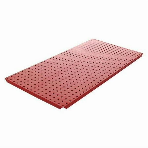 Alligatorboard Pegboard, 16in.Hx32in.W, Metal, Red, PK2 ALGBRD16X32RED
