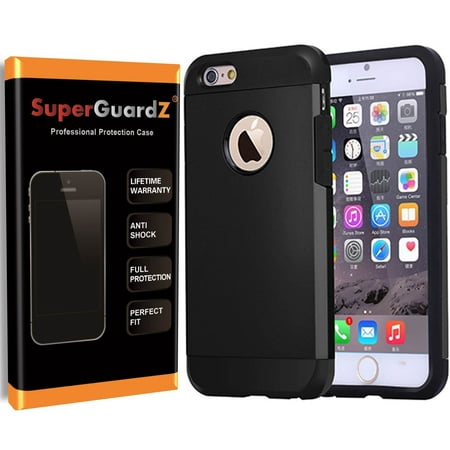 For iPhone 8 / iPhone 7 Case, SuperGuardZ Heavy-Duty Anti-Shock Protective Cover Armor Guard Shield [Black]
