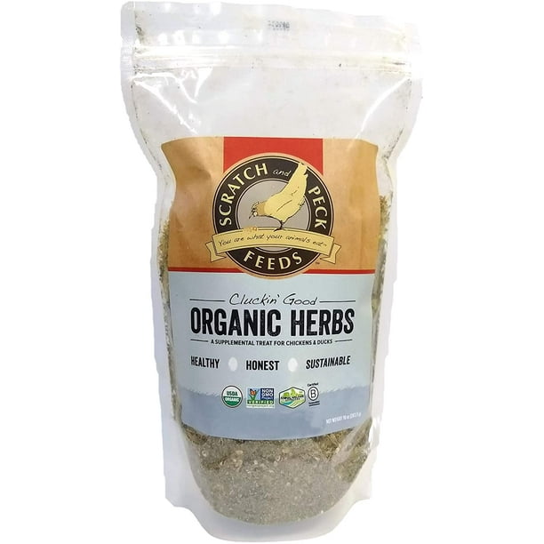 Scratch and Peck Feeds Cluckin' Good Organic Herbs Supplement for