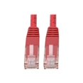 thumbnail image 2 of Eaton Tripp Lite Series Cat6 Gigabit Molded (UTP) Ethernet Cable (RJ45 M/M), PoE, Red, 100 ft. (30.5 m) - Patch cable - RJ-45 (M) to RJ-45 (M) - 100 ft - UTP - CAT 6 - IEEE 802.3ab/IEEE 802.5 - molded, solid - red, 2 of 5